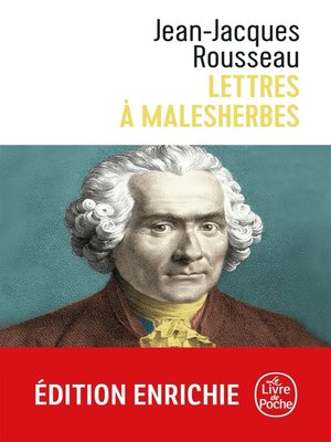 cover image of Lettres à Malesherbes